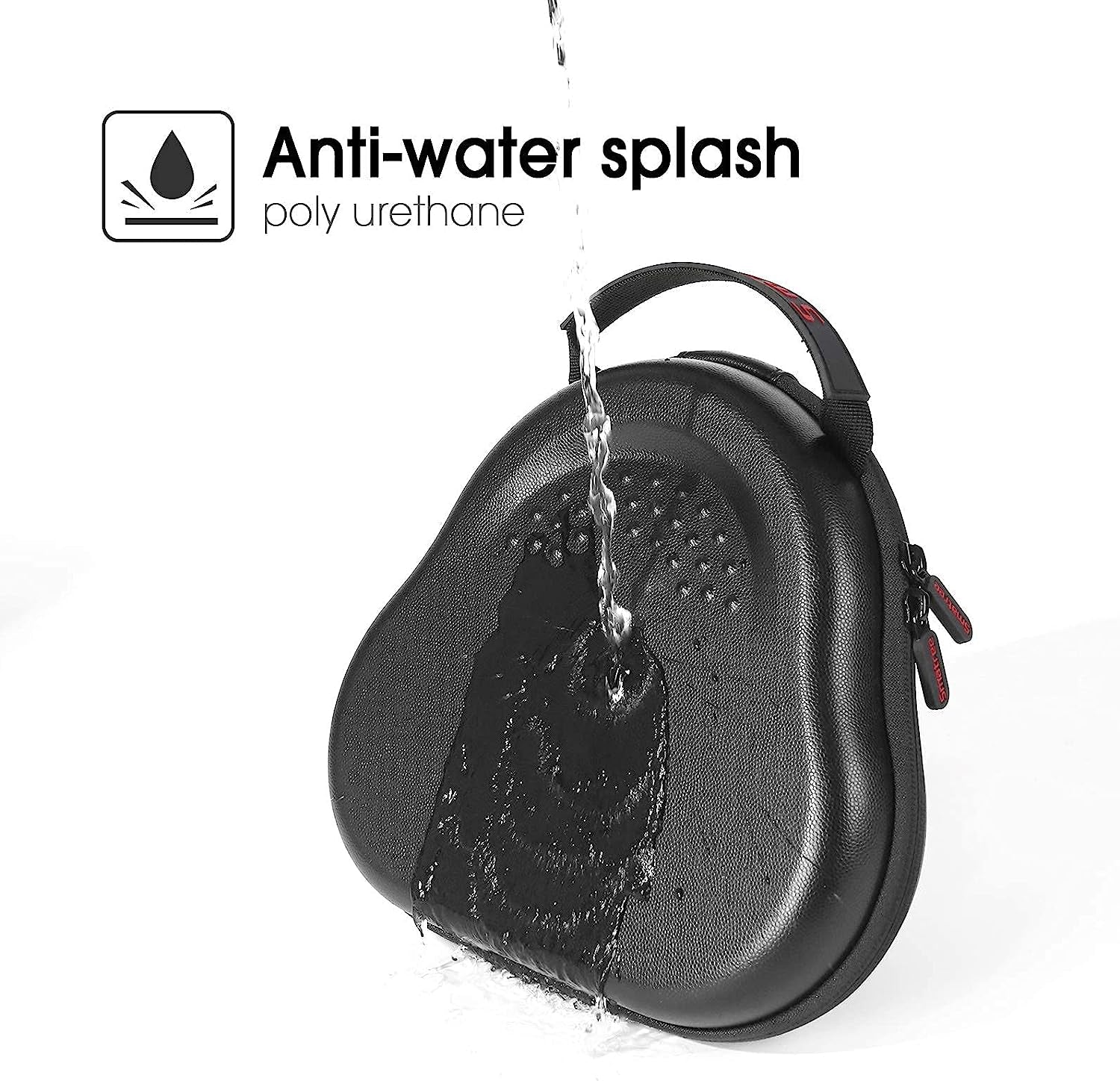 Smatree Hard Carrying Case Compatible with Airpod Max Headphones, Replacement Protective Travel Bag with Cable Storage (Black)  Smatree   