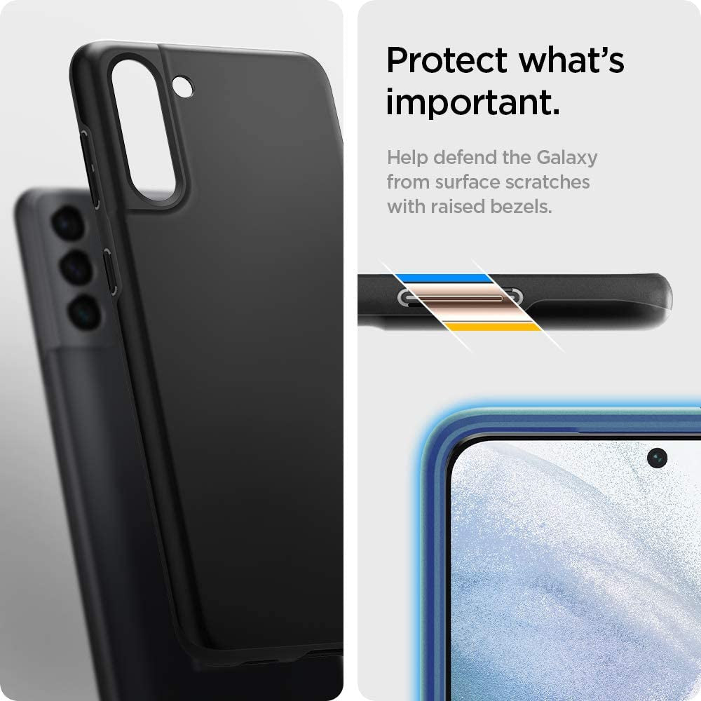 Spigen Thin Fit Designed for Galaxy S21 Case (2021) - Black  Spigen   