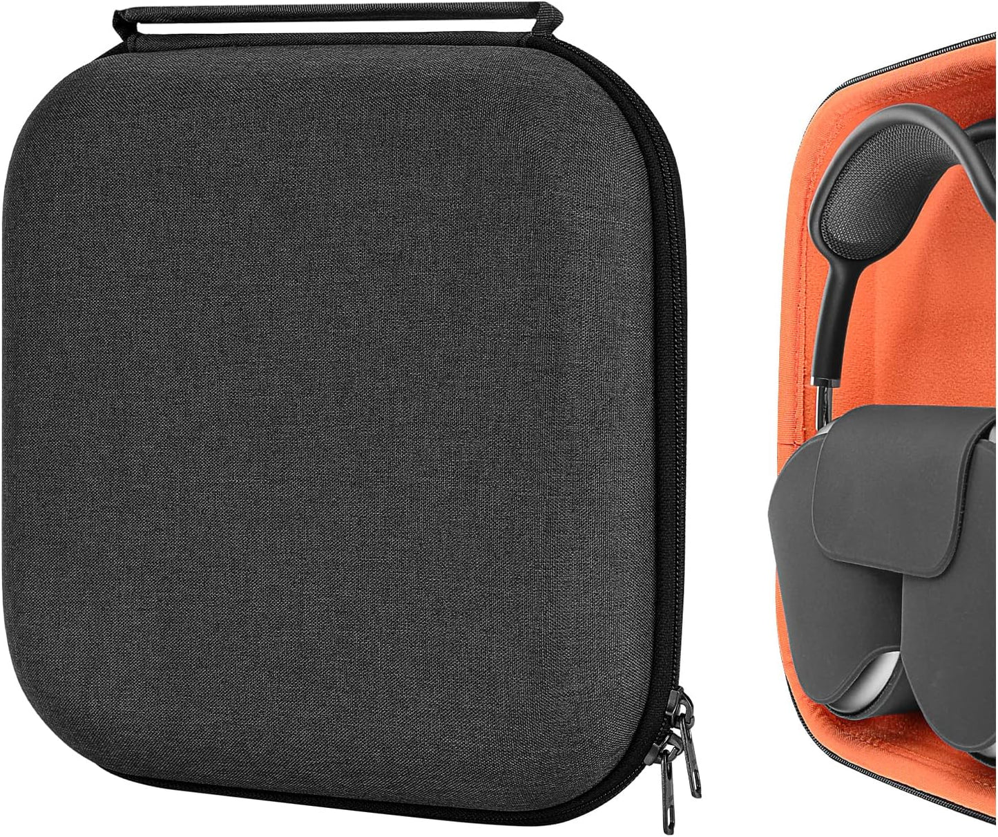 Geekria Shield Case, Compatible with Airpod Max Headphones, Replacement Protective Hard Shell Travel Carrying Bag with Room for Accessories Storage (Dark Gray) (Compatible with Smart Case)  Geekria   
