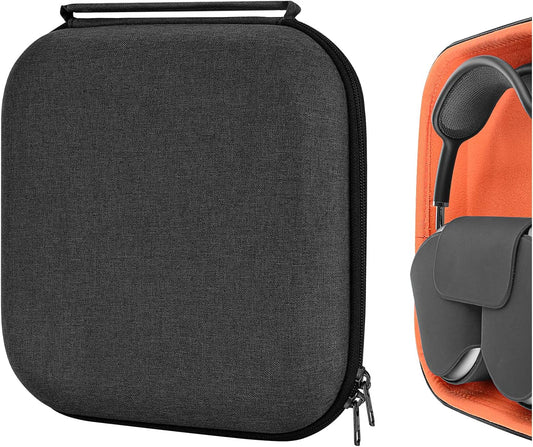 Geekria Shield Case, Compatible with Airpod Max Headphones, Replacement Protective Hard Shell Travel Carrying Bag with Room for Accessories Storage (Dark Gray) (Compatible with Smart Case)  Geekria   