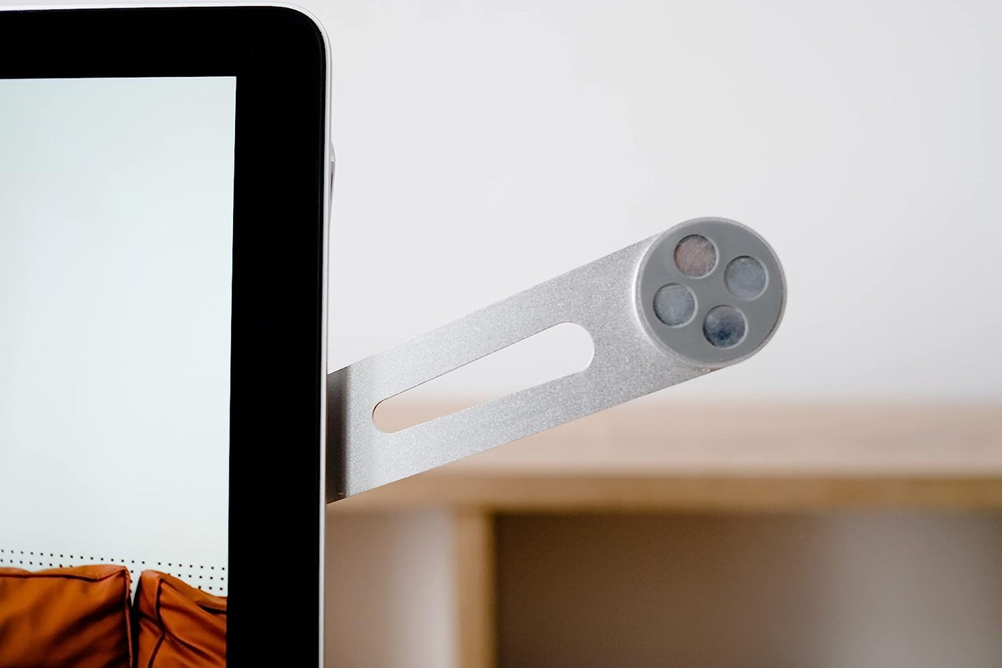 Pack of 2 Aliminum Laptop Stand and Phone Magnetic Portable 7-Level Height Adjustable , Ergonomic Foldable Computer with Phone Holder Compatible with 10-15.6''Laptops and Tablets (Silver) Magnet  generic   