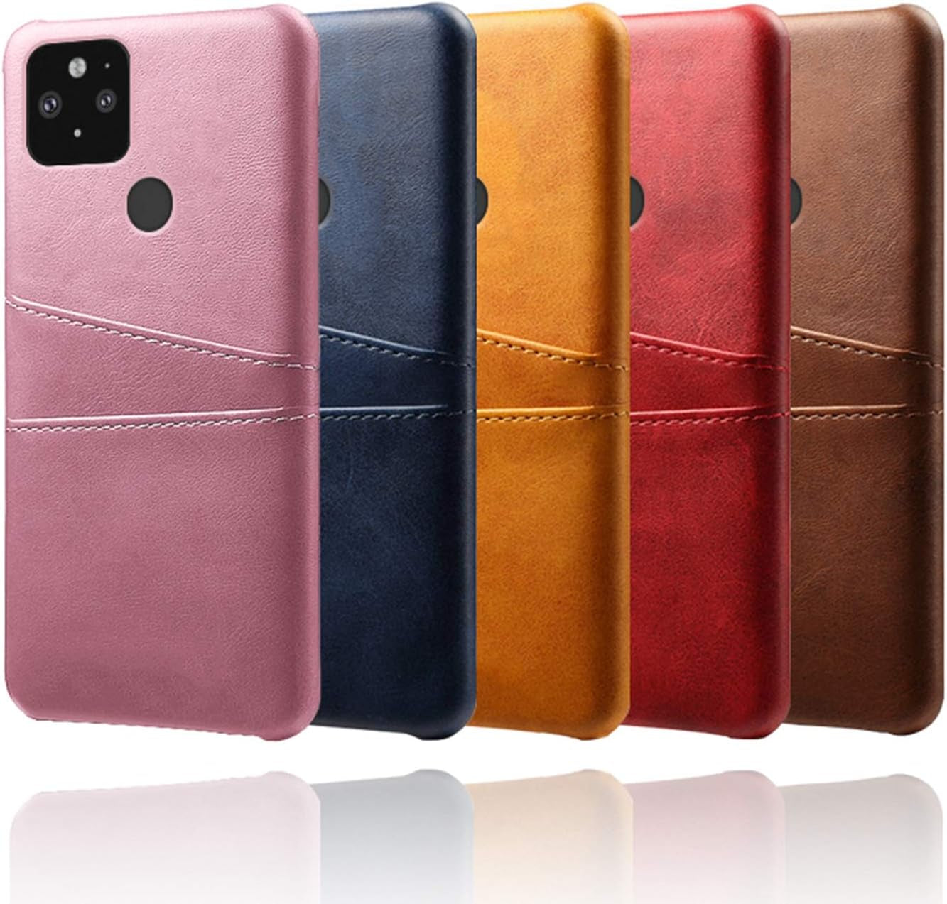 FHZXHY Google Pixel 4A 5G Phone Case PU Leather Wallet Card Holder Protective Case for Google Pixel 4A 5G(6.2 Inch 2020)-Green  FHZXHY   