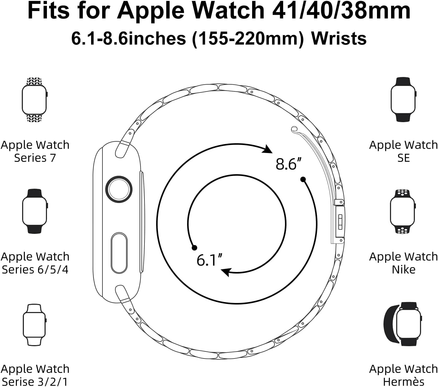 CINORS Metal Dressy Watch Band Compatible with Apple 8 41Mm Iwatch Iphone Rose Gold and Silver Womens Bands 41 40Mm Thin Link Bracelet 38Mm Stainless Steel Watches Strap for Series 7 6 5 4 3 2 1 SE  CINORS   