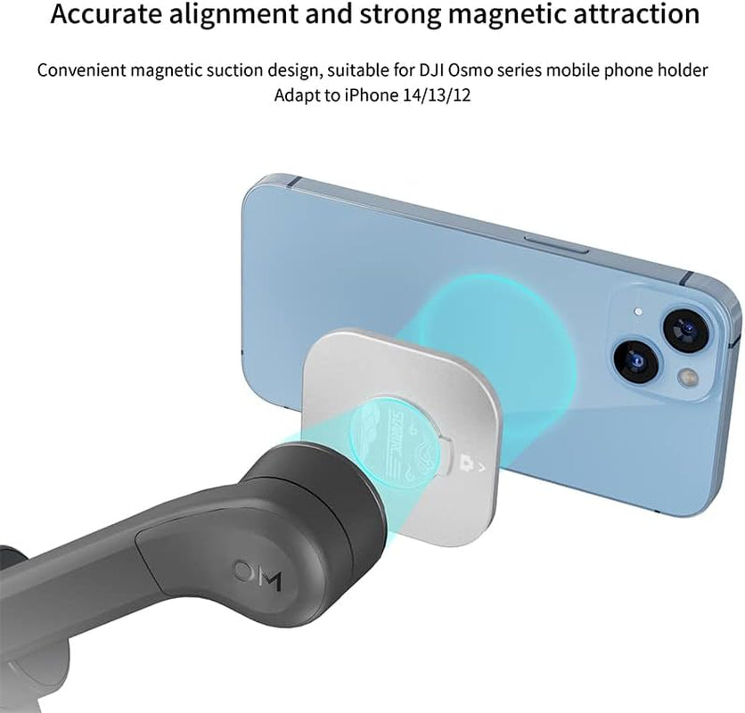 Palumma Smartphone Gimbal Stabilizer Magnetic Base for Osmo Mobile 6 5 SE Gimbal Adapter Magnetic Base  PALUMMA   
