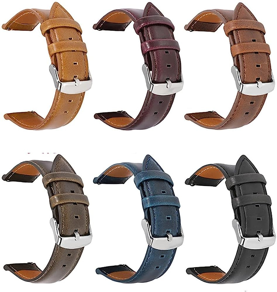 RAYESS for Garmin Venu 2 plus Strap Leather Watch Band Sports Strap for Garmin Venu SQ 2 2S/ Forerunner 245 645/Vivoactve 4 3 Bracelet  RAYESS   