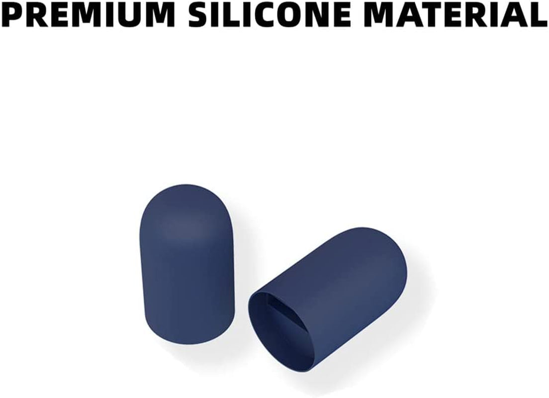 [6 Pack] Fudda Replacement Cap for Apple Pencil 1St Generation - Silicone Protective Cap Cover Compatible with Ipad Pro 9.7/10.5/12.9 Pen (Black, Navy, Red, White, Mint, Pink)  Fudda   