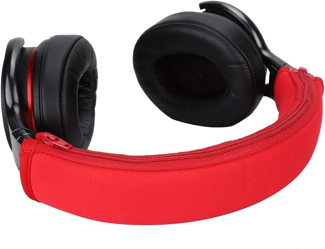 Socobeta Headset Headband Cover Replacement Anti-Slip Comfortable Noise Reduction Headphone Pad Earphone Cushion Portable Earphone Accessorie Easy to Install(Red)  Socobeta   
