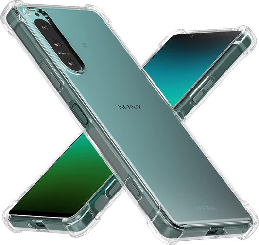 Foluu for Sony Xperia 5 IV Case, for Xperia 5 IV Phone Case Clear, Scratch Resistant Reinforced Corners TPU Rubber Soft Skin Silicone Protective Cover for Sony Xperia 5 IV 2022 (Crystal Clear)  Foluu   