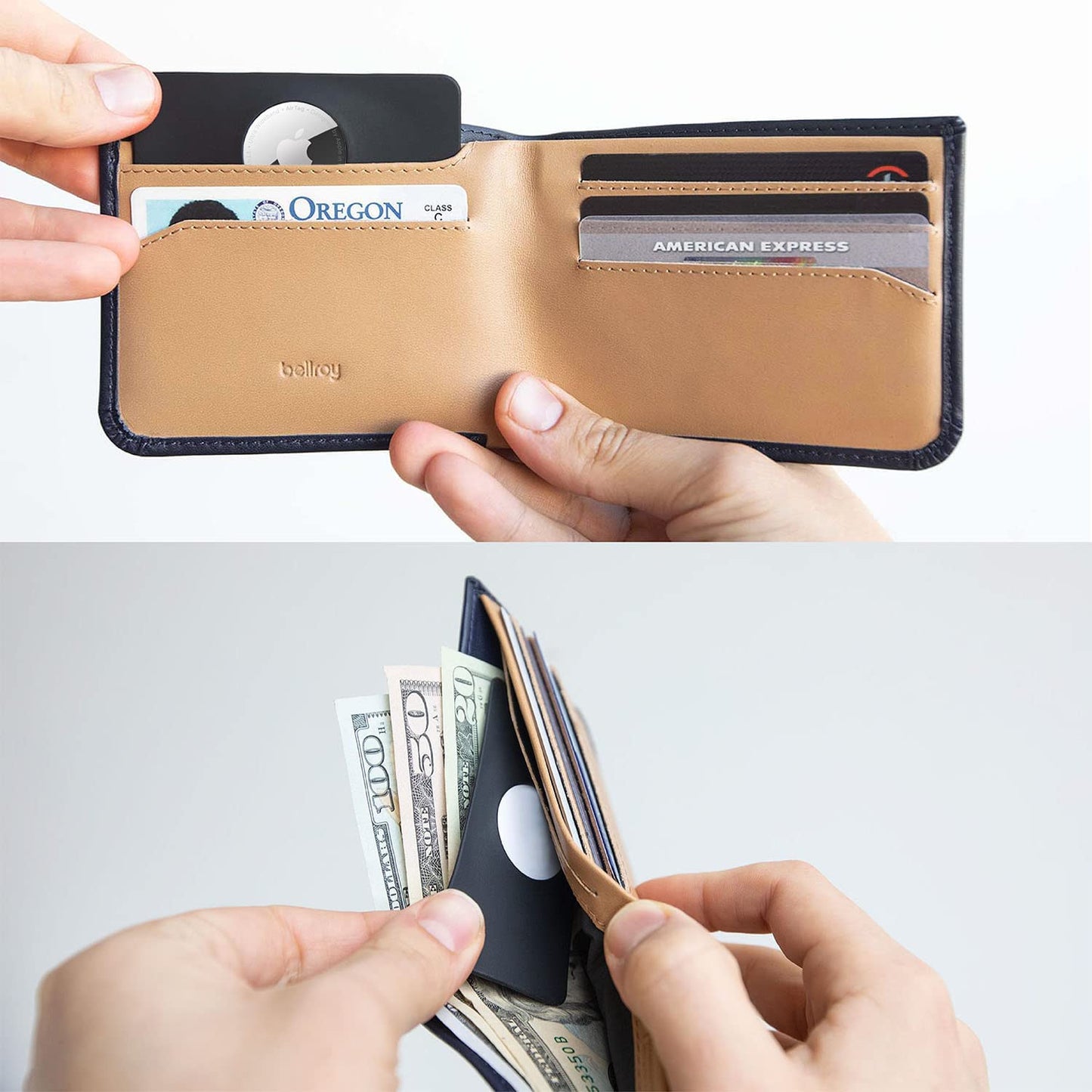 Tagvault - the Thinnest Airtag Wallet Holder Card Insert | Flexible, Stays Hidden, Patent Pending | Elevation Lab  Elevation Lab   