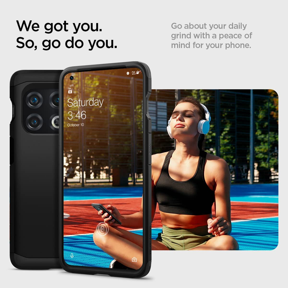 Spigen Tough Armor Designed for Oneplus 10 Pro 5G Case (2022) - Black  Spigen   