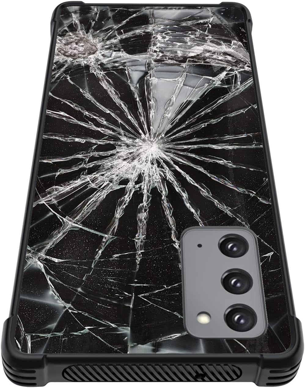 Tnarru for Samsung Galaxy Note 20 Case with Kickstand [Military Grade Drop Protection][Non-Slip] Scratchproof Shockproof Protective Phone Case for Samsung Galaxy Note 20 -Broken Pattern  Tnarru   