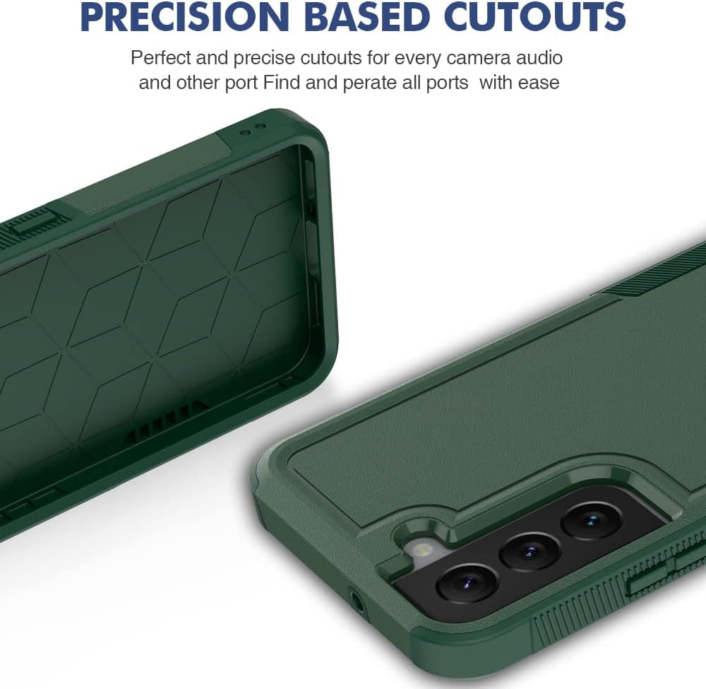 WOGROO Galaxy S22 Case, Samsung S22 Case, Shockproof, Strong and Durable Phone Protective Case for Samsung Galaxy S22, Green  WOGROO   