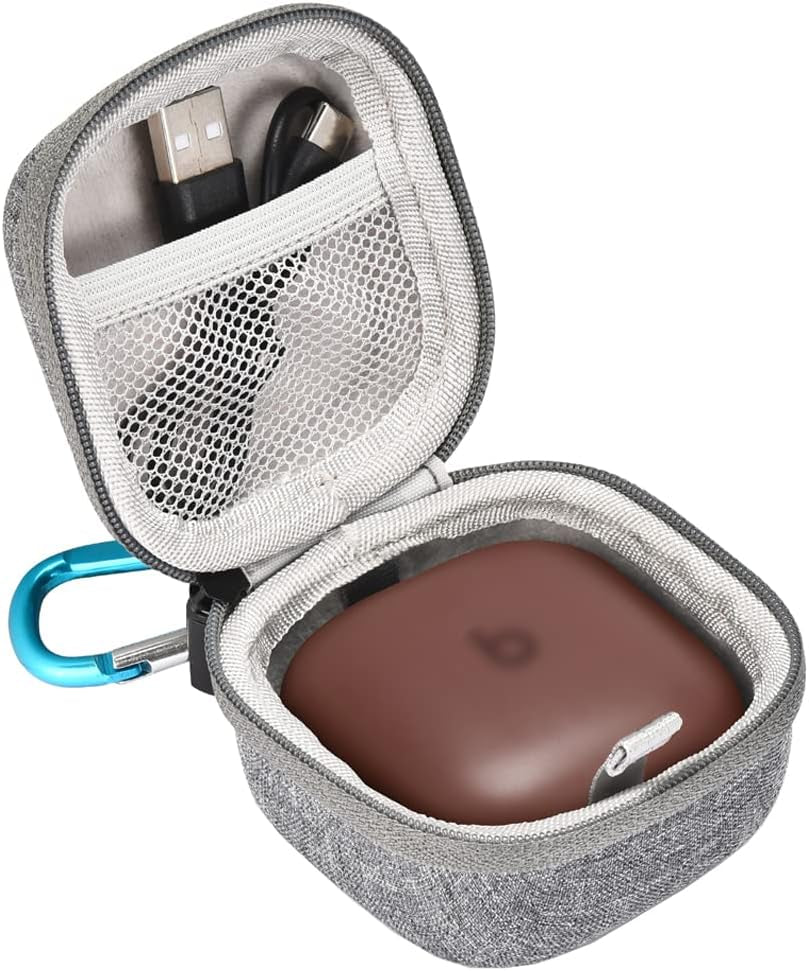 Seracle Carrying Case Protect Pouch Sleeve Cover Compatible with Beats Fit Pro X Kim Kardashian/Fit Pro True Wireless Noise Cancelling Earbuds (Gray)  Seracle   