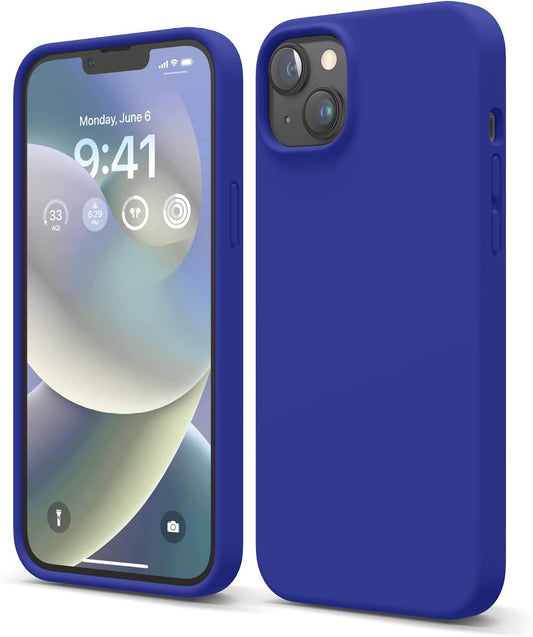 Elago Compatible with Iphone 14 plus Case, Liquid Silicone Case, Full Body Protective Cover, Shockproof, Slim Phone Case, Anti-Scratch Soft Microfiber Lining, 6.7 Inch (Cobalt Blue)  elago   