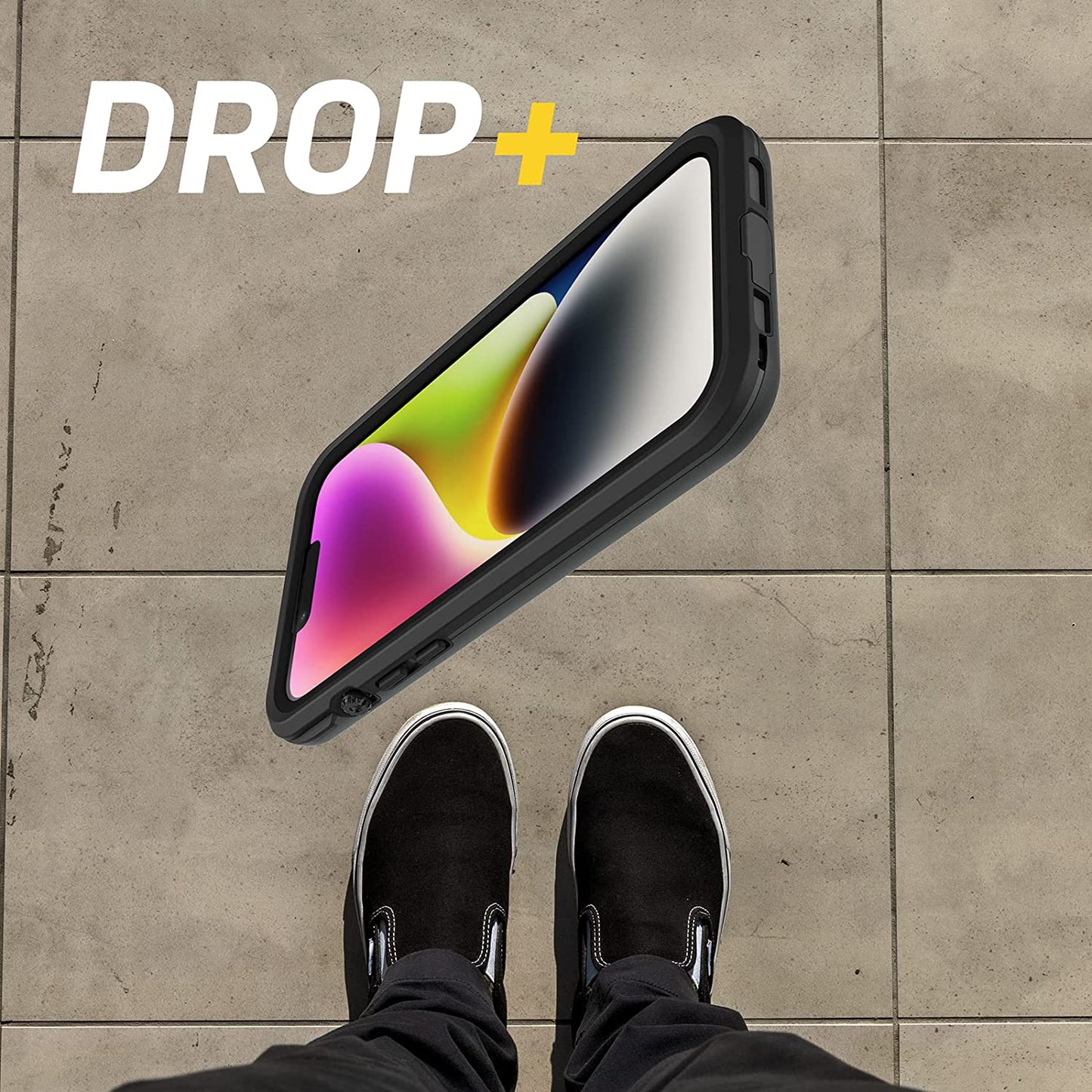 Otterbox FRĒ Series Waterproof Case with Magsafe (Designed by Lifeproof) for Iphone 14 - Black  OtterBox   