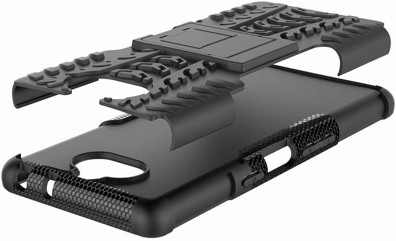 Jielangxin Keji Case for Sony Xperia 8 Case Cover,Case for Sony Xperia 8 Case Shockproof Mobile Phone Case Stand Black  Jielangxin Keji   