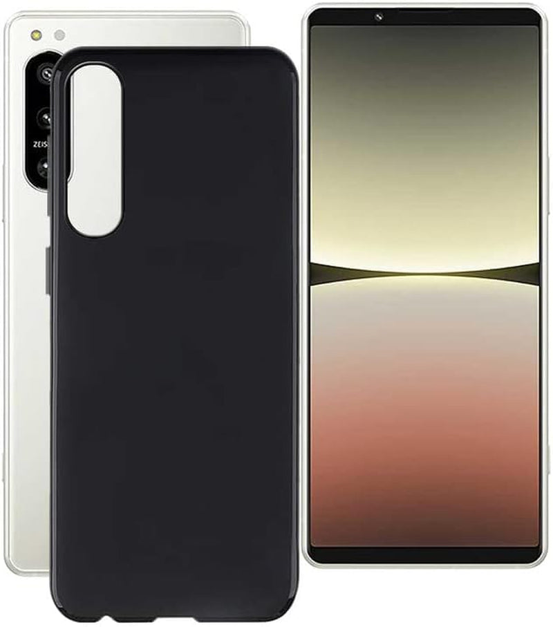 WIMSPEED Case for Sony Xperia 5 IV (6.1"), Shockproof Bumper Protective Case, Slim Soft Silicone Military Grade Drop TPU Back Phone Cover for Sony Xperia 5 IV - WM84  WIMSPEED Black  