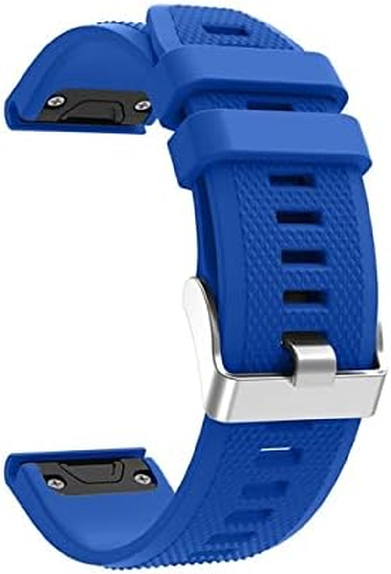 FEHAUK Silicone Band for Garmin Fenix 6 6X 6S Pro 7 7X 7S 5 5X 5S plus 945 Watch Strap Quick Release 20 22 26Mm Watchband Wris Bracelet  FEHAUK H 26mm Width 