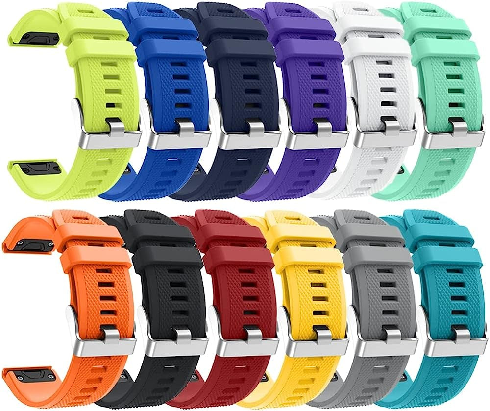 FEHAUK Silicone Band for Garmin Fenix 6 6X 6S Pro 7 7X 7S 5 5X 5S plus 945 Watch Strap Quick Release 20 22 26Mm Watchband Wris Bracelet  FEHAUK   