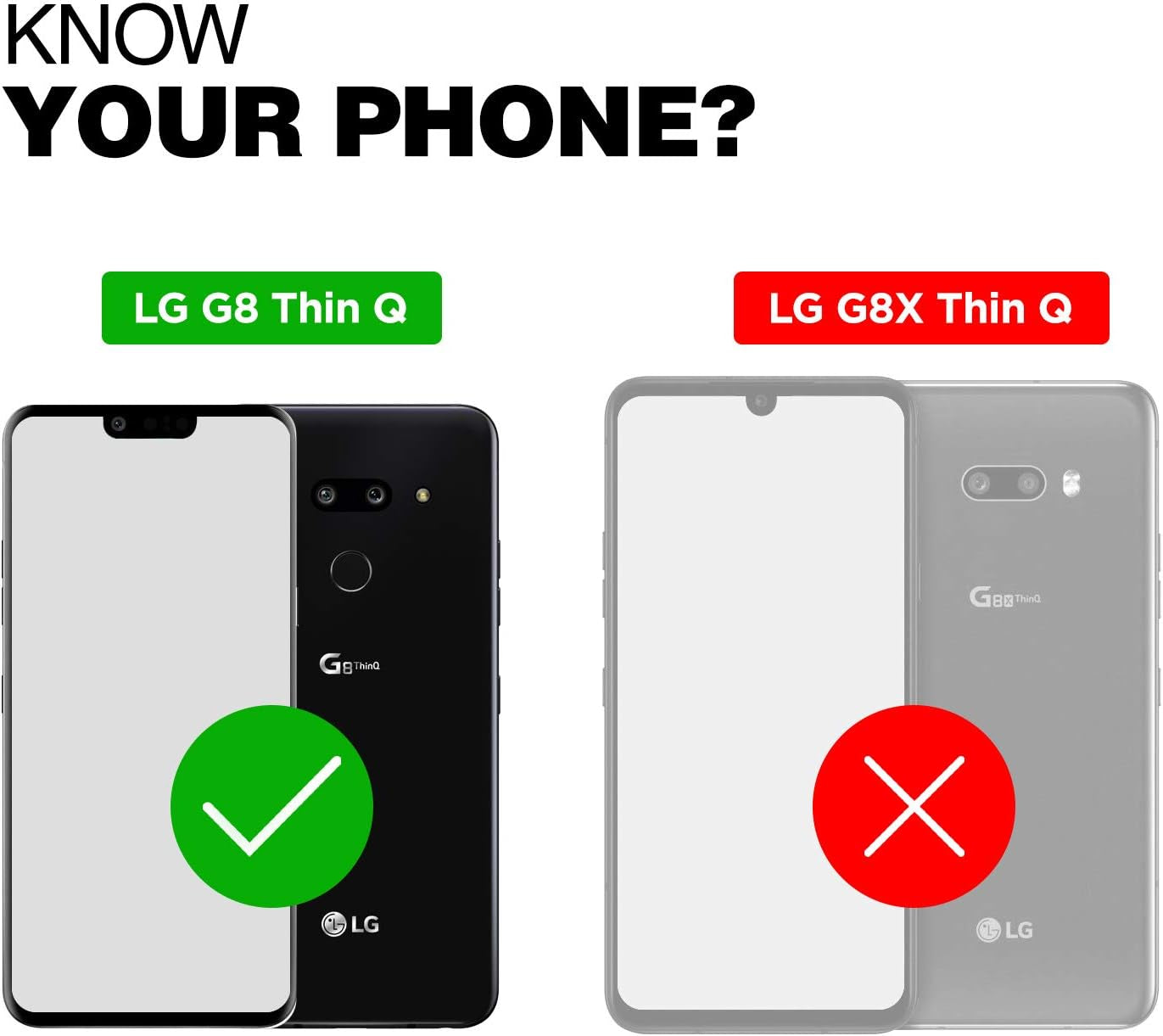 Magglass LG G8 Thinq Tempered Glass Screen Protector (Scratch Resistant) Ultra Clear Display Guard (Case Friendly)  Magglass for LG G8 ThinQ   