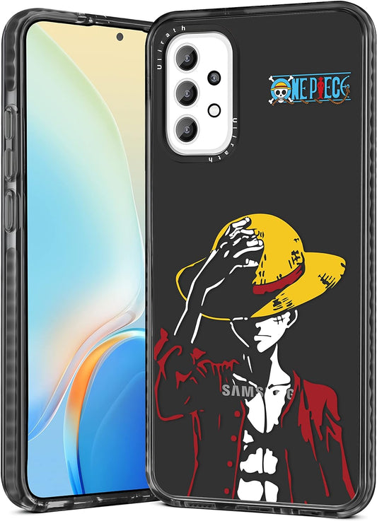 Ulirath for Samsung Galaxy A53 5G 6.5" Case Cartoon Straw Hat Character Designer Pattern Cover Cool Funny Fashion for Girly Girls Kids Boys Bumper Soft Protective Phone Cases for A53 5G  Ulirath   