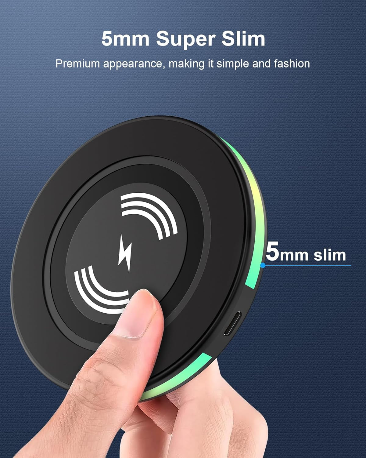 2Pack 15W Phone Wireless Charging Pad for Google Pixel 8 8 Pro 7 Pro 7A 7 6 Pro 6 5, QI Wireless Charger Station Cargador Inalambrico for Android Samsung Galaxy S23 + S22 Ultra Apple Iphone 15 14 13  Shenzhen Chuang Wei Da Technology Co., LTD   