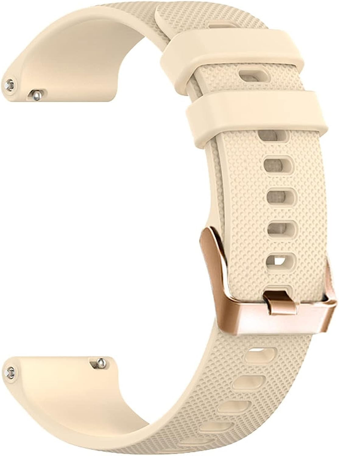 GHFHSG 20Mm Smart Watchband Strap for Garmin Venu SQ Silicone Bracelet for Venu2 plus Vivoactive 3 Forerunner 245 645 Wrist Band Correa  GHFHSG Black Gray 20mm Universal 