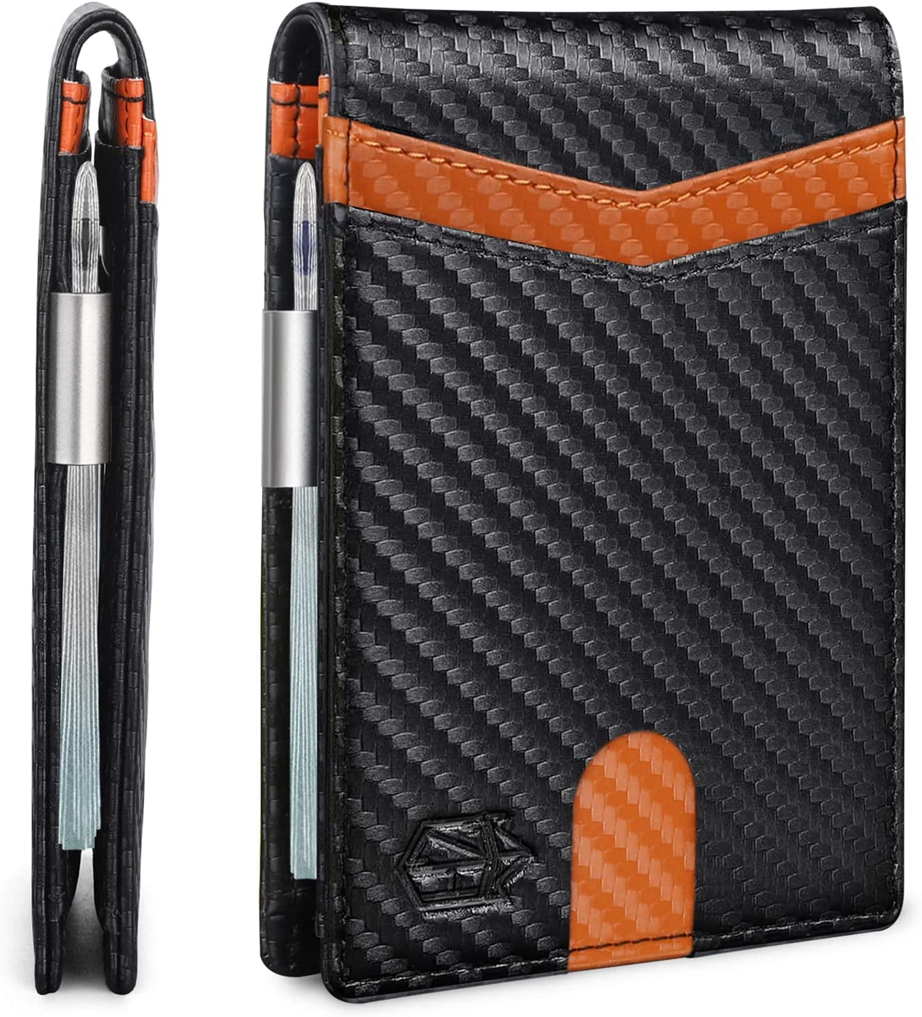 Zitahli Slim Wallet for Men-Leather Money Clip Mens Wallets-Rfid Blocking Front Pocket Bifold Wallet-Minimalist Credit Card Holder with Gift Box  Zitahli   