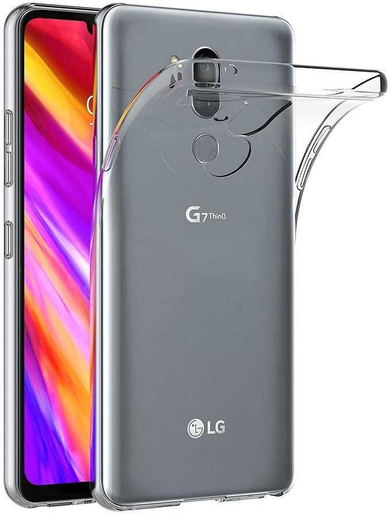 Maijin Case for LG G7 Thinq/Lg G7 plus Thinq (6.1 Inch) Soft TPU Rubber Gel Bumper Transparent Back Cover  MaiJin   