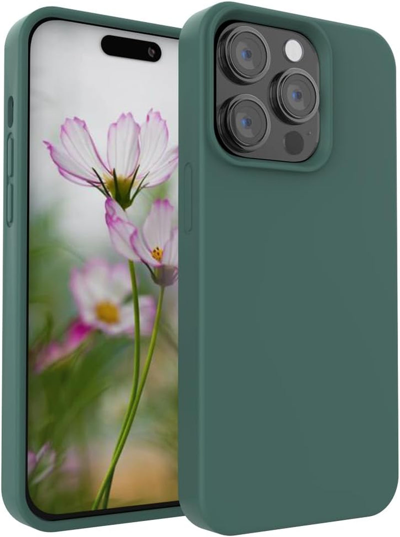 SOH Iphone 14 Pro Silicone Case 6.1 Inch Full-Body Shockproof Case with Ultra-Thin Inner Lining Compatible with Apple Iphone 14 Pro (Elegant Purple)  SOH Mingying   