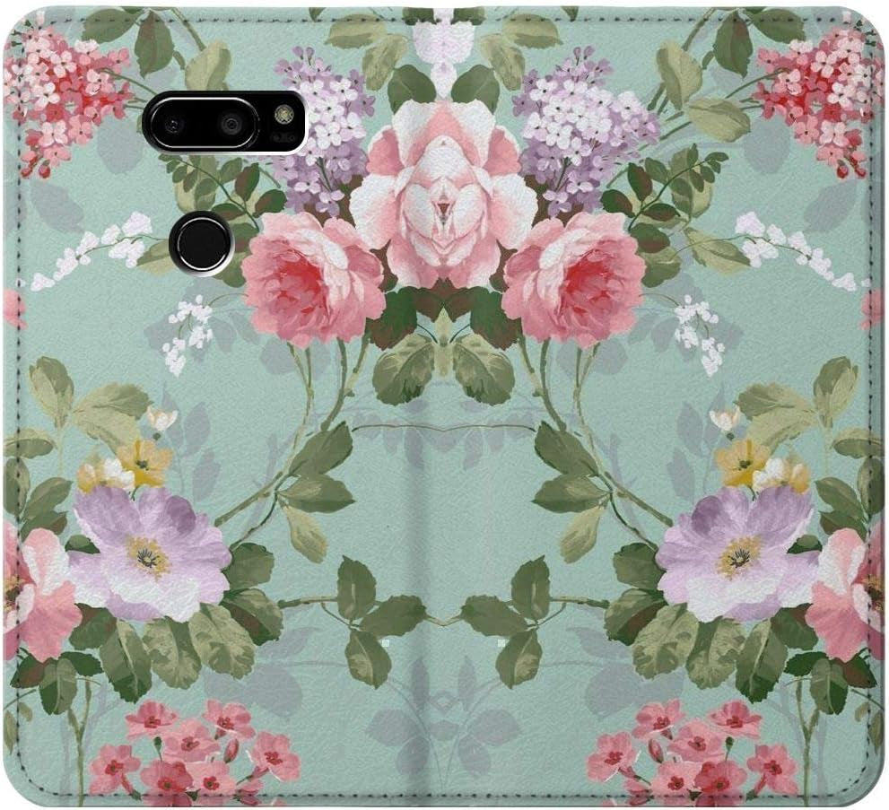 RW2178 Flower Floral Art Painting PU Leather Flip Case Cover for LG V30, LG V30 Plus, LG V30S Thinq, LG V35, LG V35 Thinq  jjphonecase   