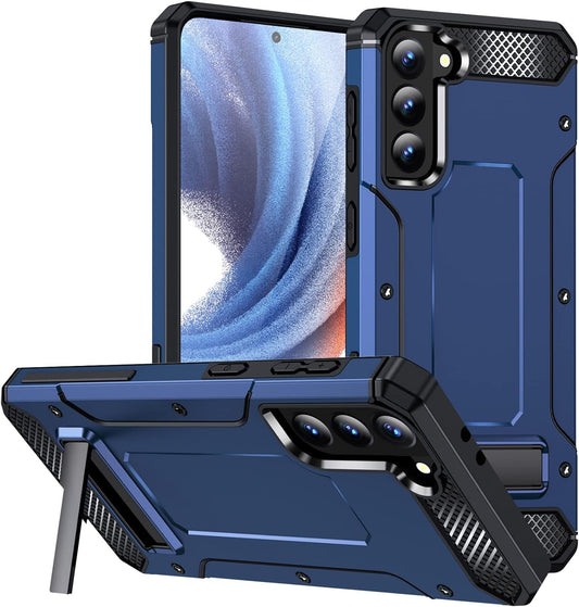 KOBBRAN Galaxy S21 plus Case for Samsung Galaxy S21 plus Case Military Grade Drop Shockproof with Metal Kickstand Stand Armor Protective Case for Galaxy S21 plus S21+ Phone Case (Blue)  KOBBRAN   