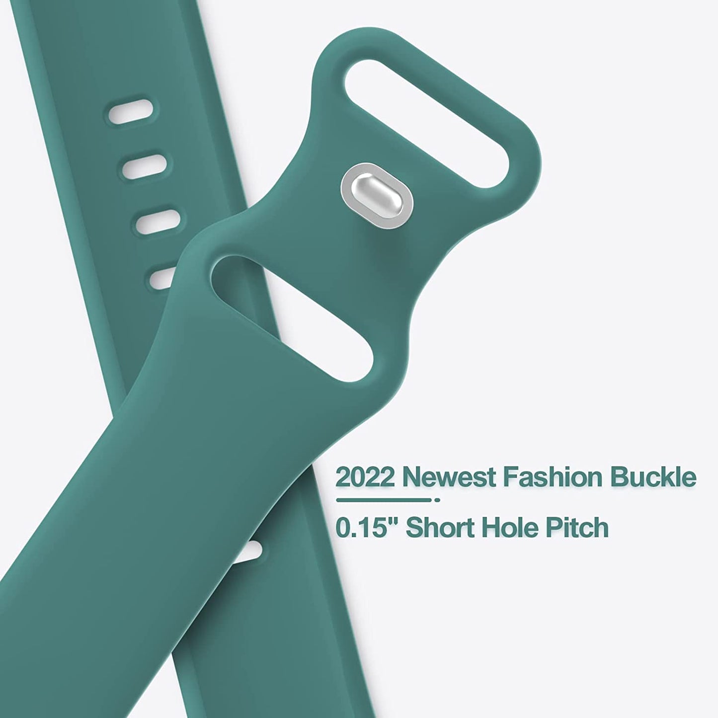 BRG 4 Pack Bands for Apple Watch Band Series Ultra SE 8 7 6 5 4 3 2 1 40Mm 38Mm 44Mm 42Mm 45Mm 41Mm 49Mm, Women and Men Sport Apple Watch Bands, Soft Silicone Strap Replacement for Iwatch Bands  BRG   