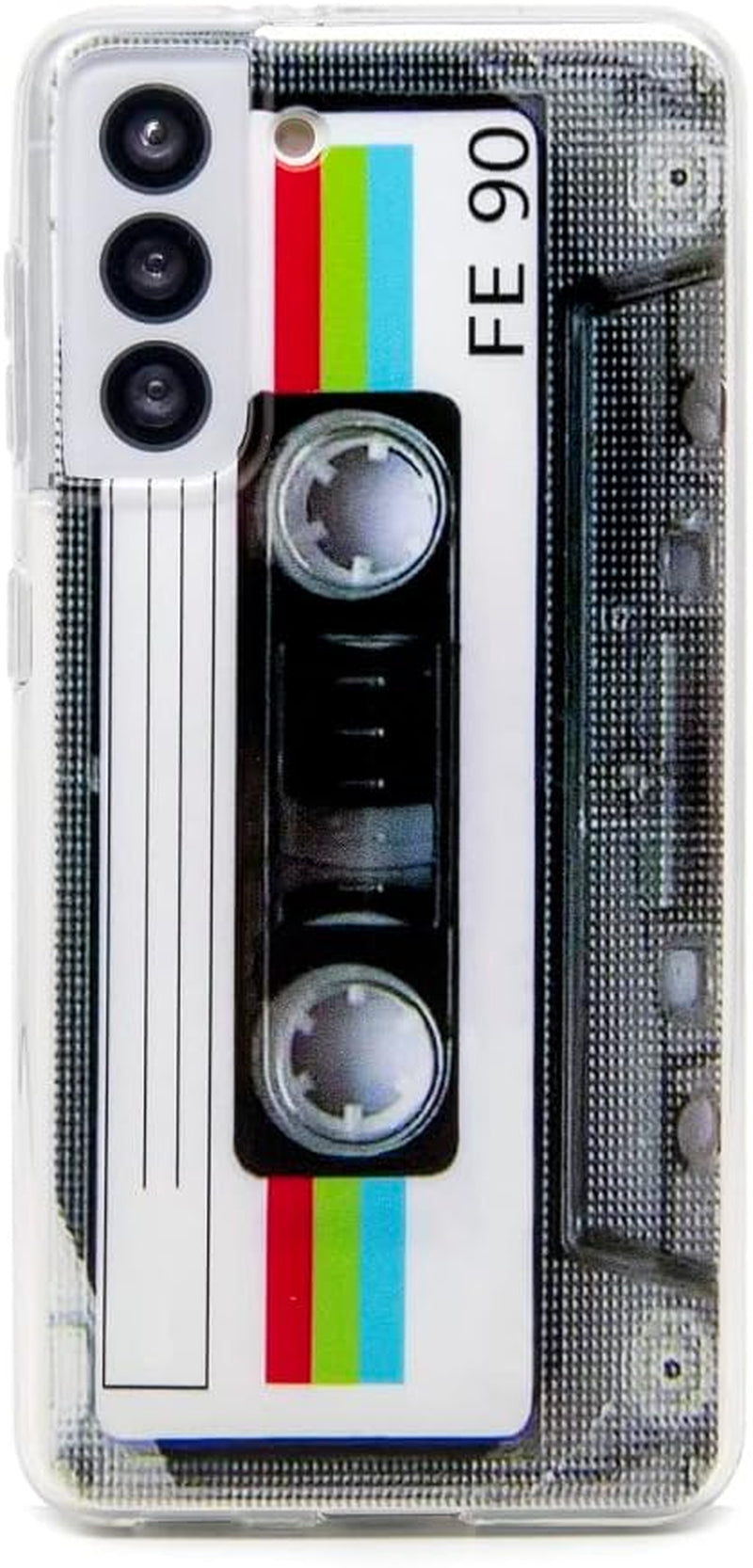 Fateam Case for Galaxy S21 5G, Shockproof Scratchproof with TPU Soft Bumper Retro Cassette Tape Case Compatible with Samsung Galaxy S21 5G (6.2 Inch)  FAteam   