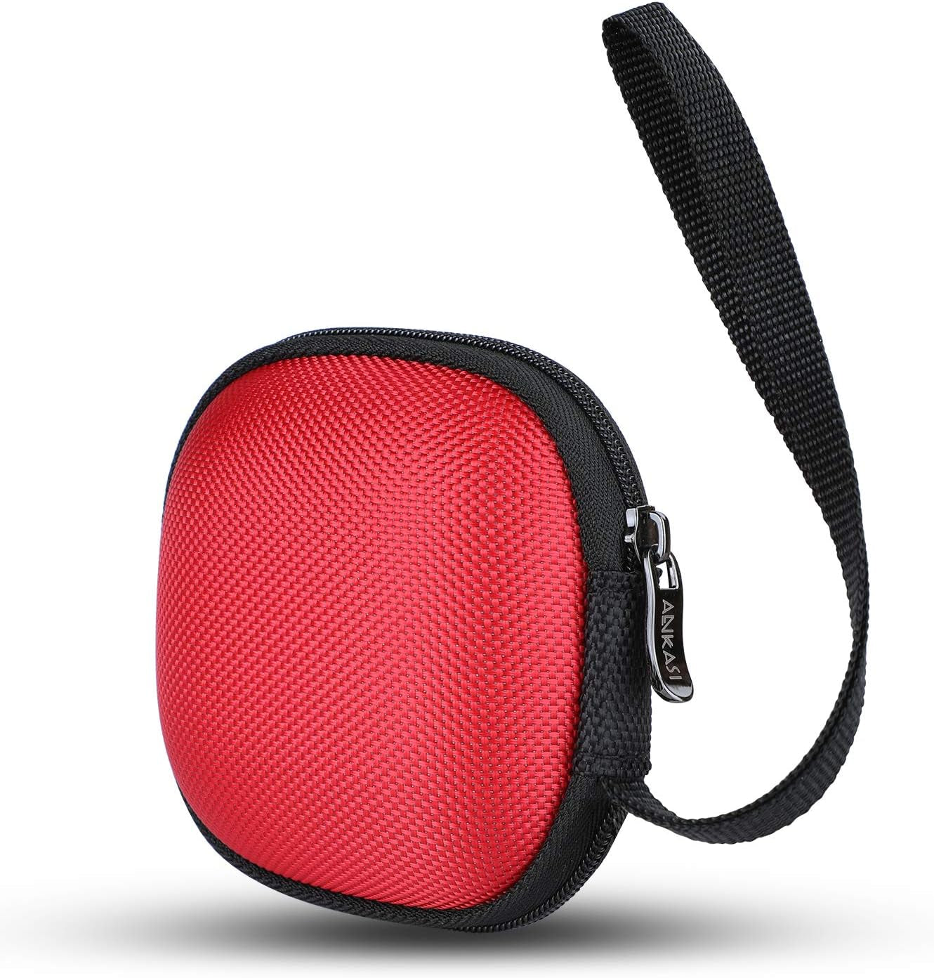 Portable Carrying Case Compatible for Powerbeats Pro Case Cover, ANKASI Hard Travel Protective Storage Cover Case Nylon Accessories Bag with Lanyard/For Beats Powerbeats Pro 2019 (Blue)  ANKASI Red  