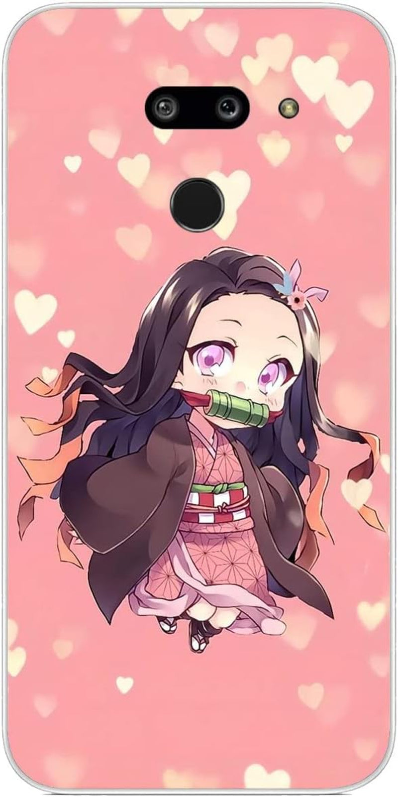 Compatible with Case LG G8 | LG G8 Thinq Sla'Yer Nezuko Inosuke De'Mon Tanjirou 561 Slim Covered Soft Gel Rubber Case Clear  Tongstar Sla'Yer Anime Nezuko Slayer 920  
