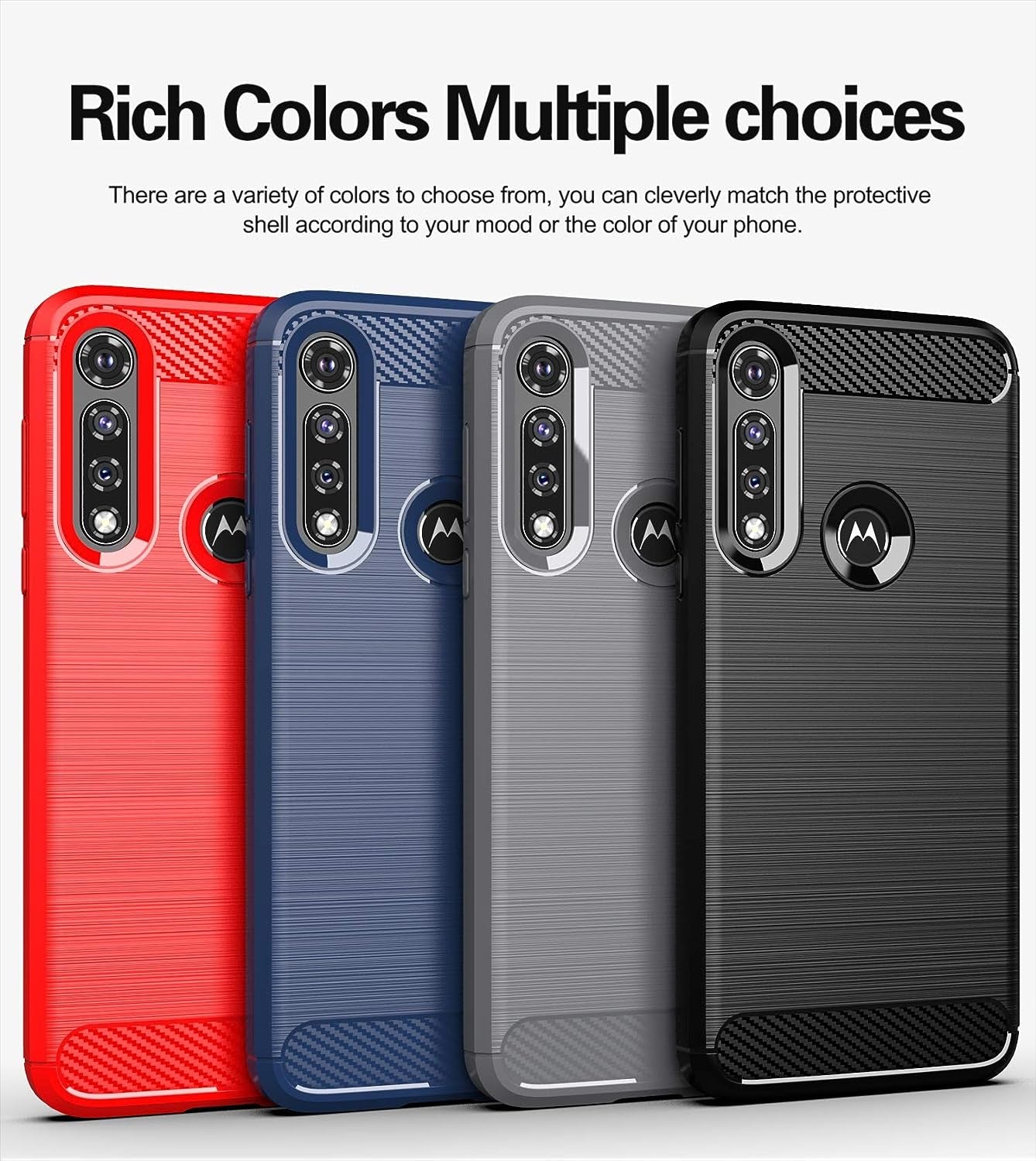 M MAIKEZI for Moto G Power 2020 Case, Motorola G Power Case 2020 with HD Screen Protector, Soft TPU Slim Fashion Non-Slip Protective Phone Case Cover for Motorola Moto G Power 2020 (Black Brushed TPU)  JINZHI Inc   