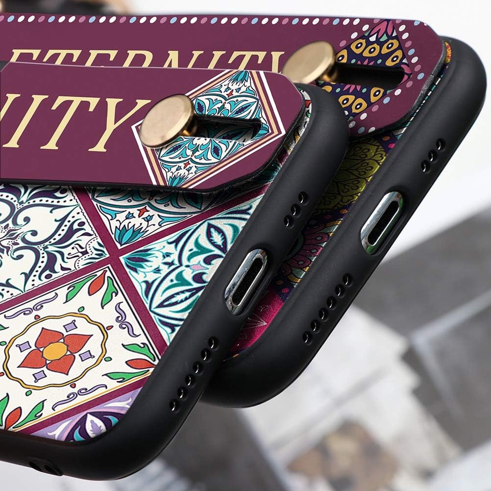 Eouine for Samsung Galaxy A32 5G Case [6.5"] Case Silicone Wrist Strap Band with Pattern Ultra Slim Shockproof Soft Gel Cover Wristband Bumper Skin for Samsung A32 5G (Leopard Print 1)  Eouine   