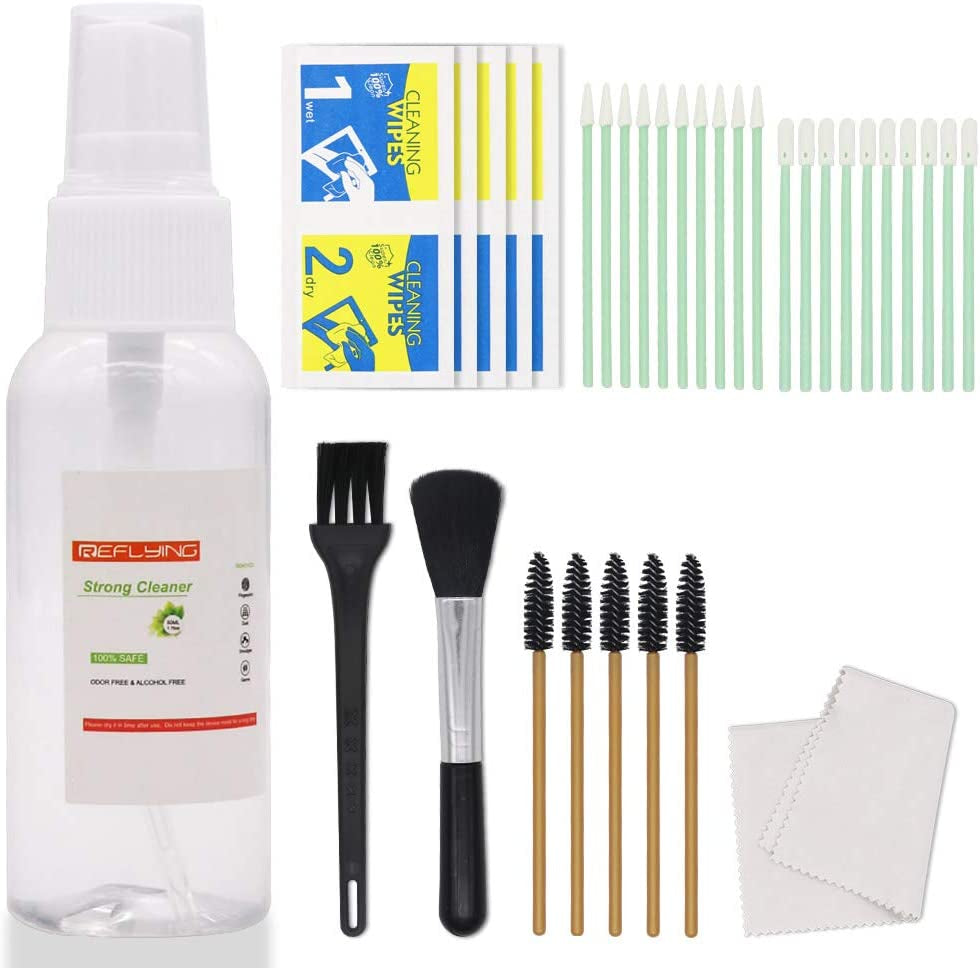 Phone Cleaning Kit, Airpod Cleaner Kit Screen Cleaner Kit with Cleaning Swabs for Smartphones, Cameras, Keyboards, Headphones and Tablets, Compatible with Airpods Pro/Airpods 2/Airpods 1  REFLYING   