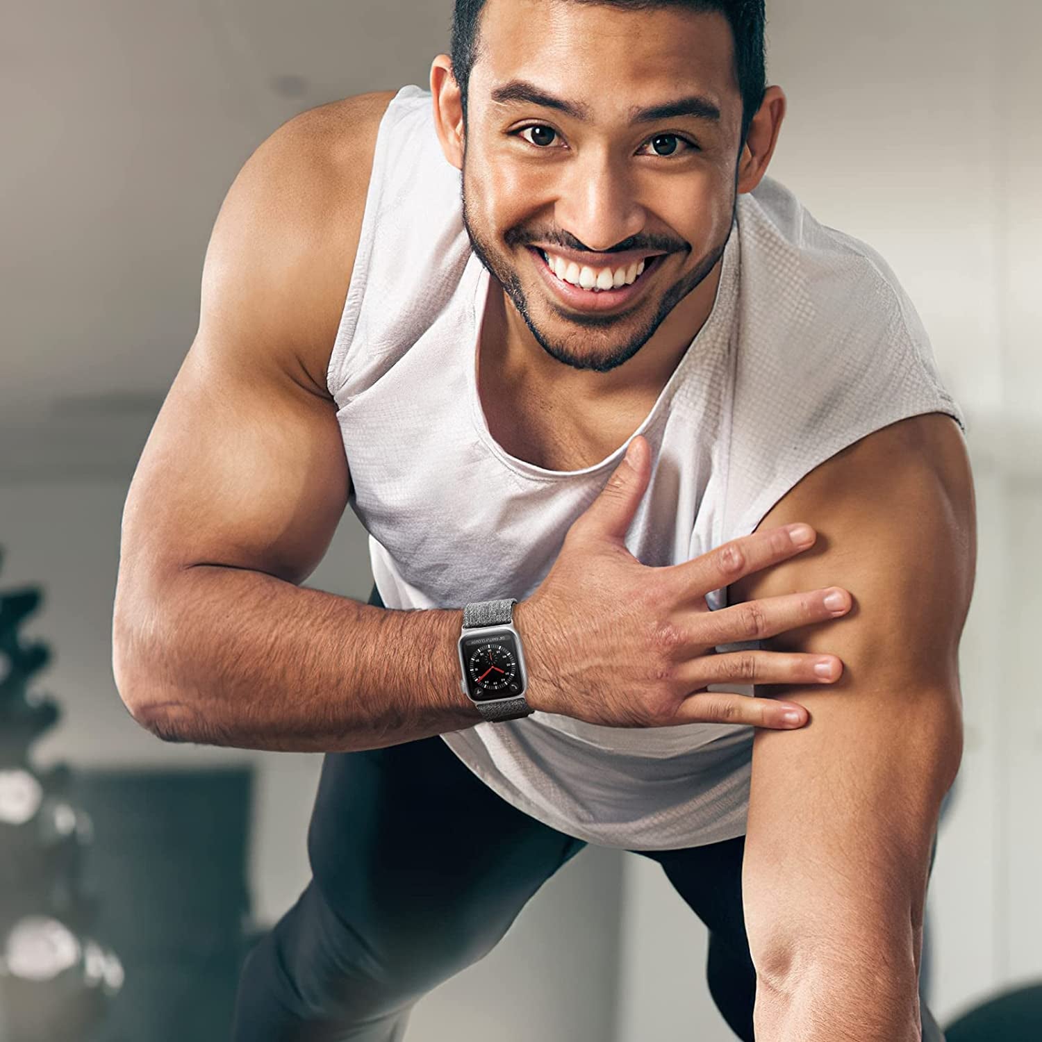 OYODSS Woven Fabric Cloth Band Compatible with Apple Watch Bands 38Mm 40Mm 41Mm 42Mm 44Mm 45Mm 49Mm, Adjustable Breathable Sport Strap for Iwatch Ultra Series 8/7/6/5/4/3/2/1 SE Women Men  OYODSS   