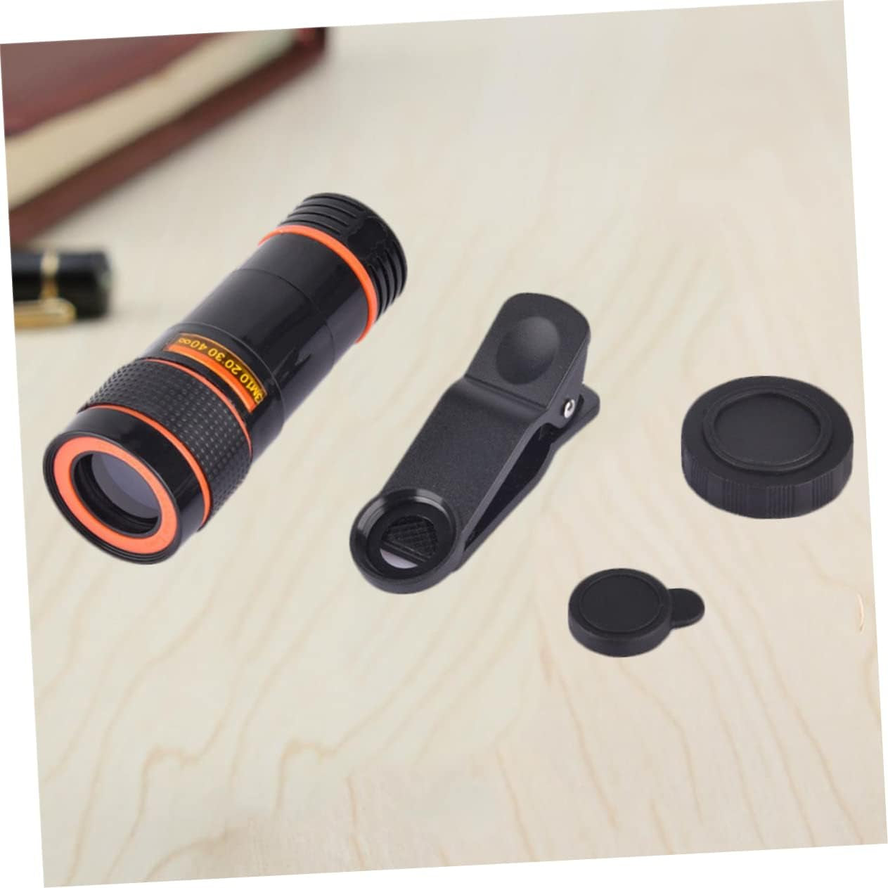 UKCOCO Phone Lens Camera Accessories Telephoto Lens Monocular Zoom Optical Lens Telephoto Lens with Tripod Camera Lens Appendix Tripod Black Telephoto Cell Phone Lens  UKCOCO   