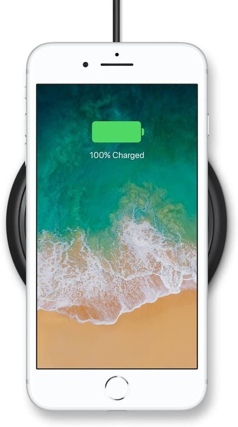 Mophie 7.5W Wireless Charge Pad, 5W - 10W Output Range, Optimized for Apple Fast Charge, Qi-Compatible Charger for Iphone X, Iphone 8, Iphone 8 Plus, and Airpods/Airpods Pro (Black)  Mophie, Inc.   