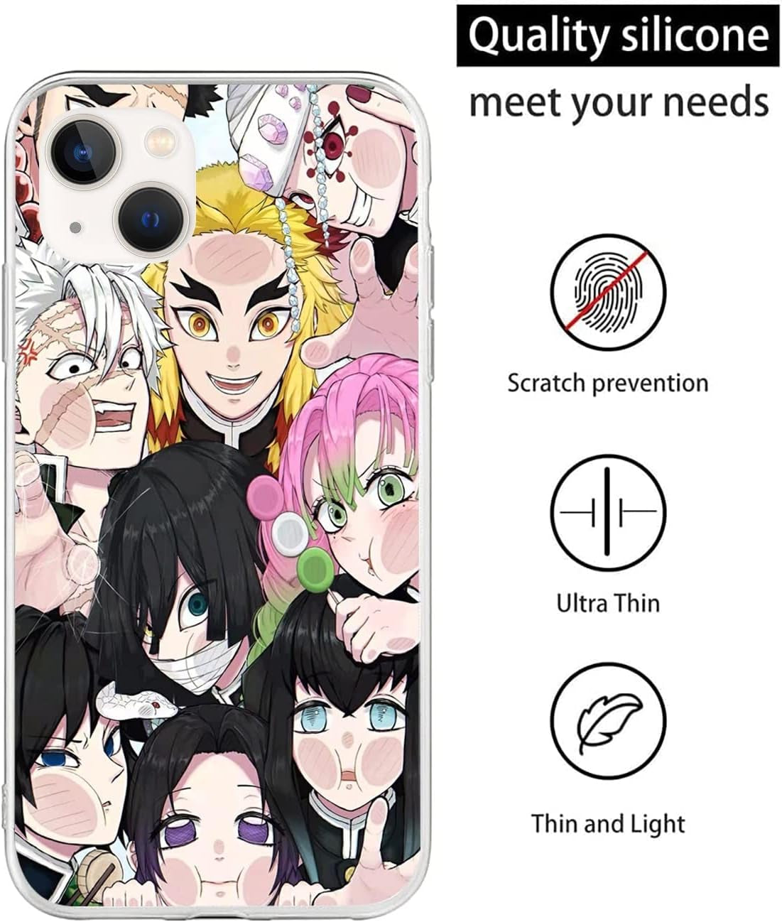 Compatible with LG G8 | LG G8 Thinq Case Sla'Yer Rengok'U Gift De'Mon 220 Man Boys Girls Cartoon Cool Design Soft TPU Phone Case  Tongstar   