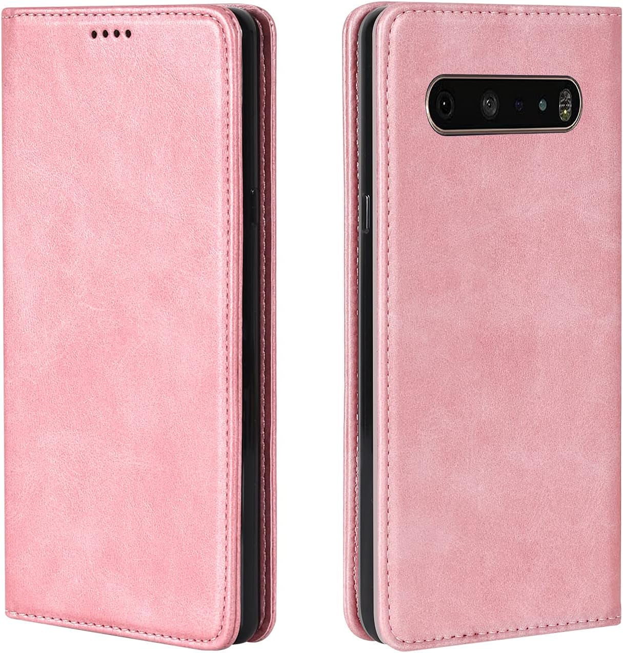BGTXCZ LG V40 Thinq Case, LG V40 Thinq Wallet Case, [Flip Fold Leather] PU Leather Case with Kickstand Function and ID Credit Card Slot, Magnetic Closure Phone Cover for LG V40 Thinq (Black)  Xiaoki Lg V60 Thinq Rosegold Lg V60 Thinq 