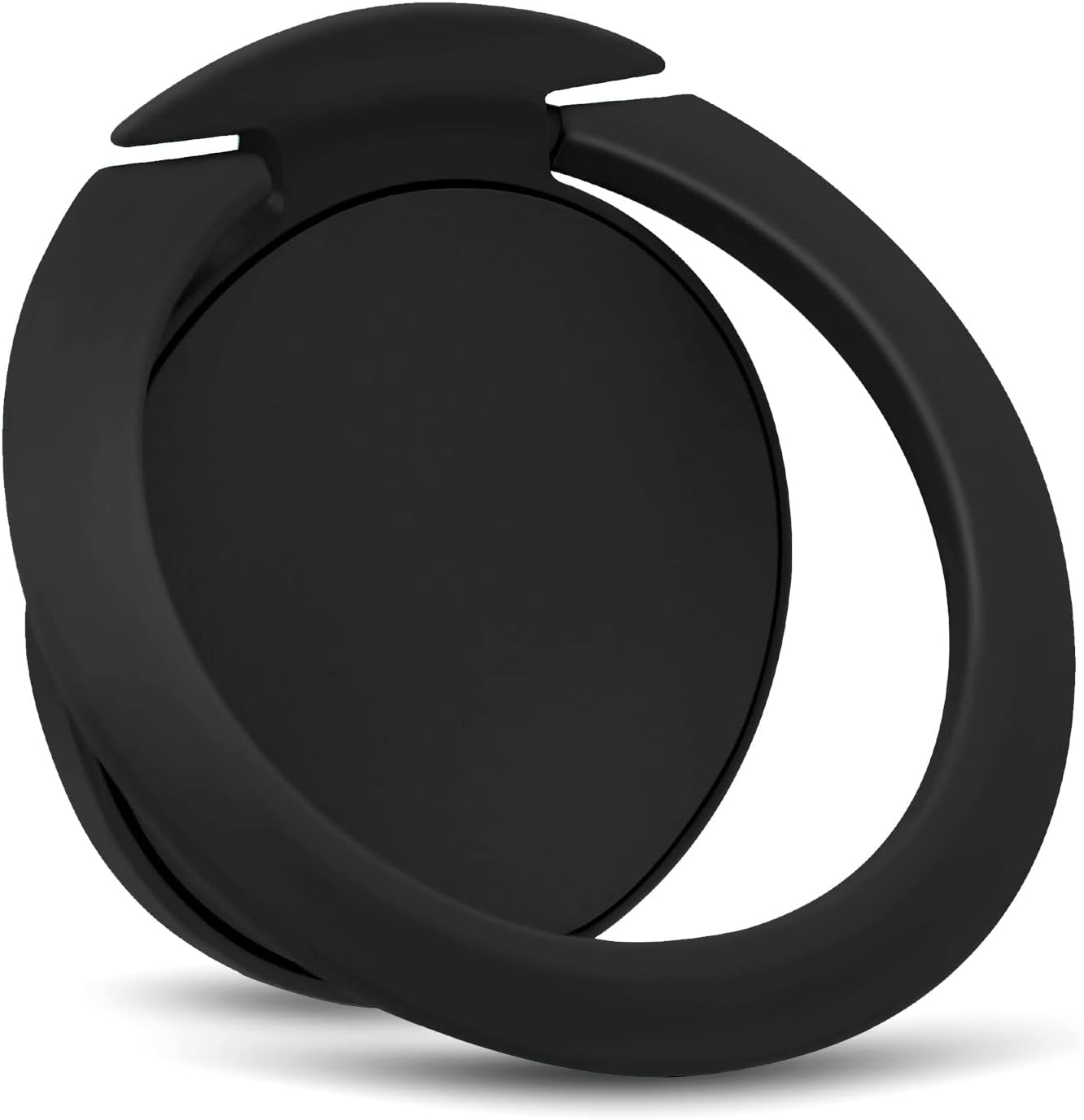 Naiadiy Zinc Alloy Cell Phone Ring Holder Finger Ring Stand, 360 Degree Rotation Kickstand Grip Holder (Square/Gold)  Naiadiy Paint/Circular/Black  