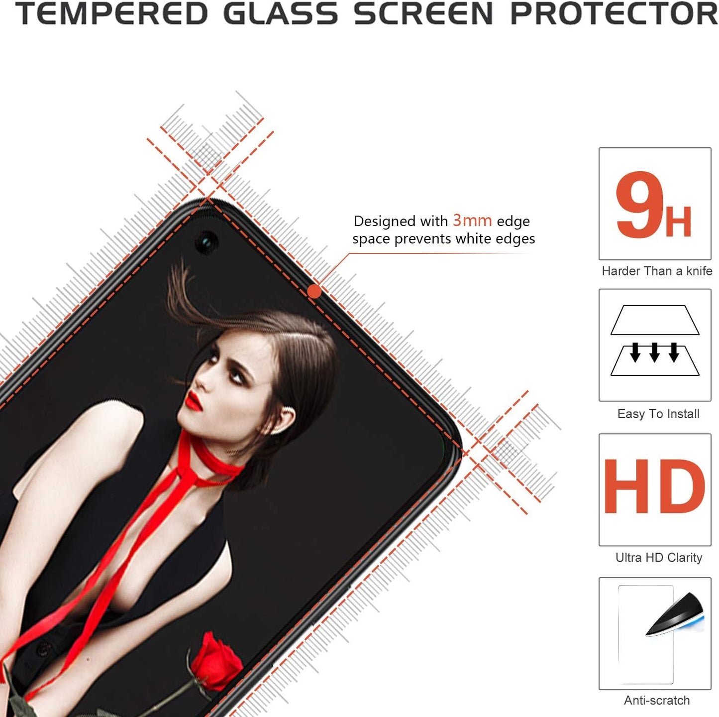 Leyi for Google Pixel 5 Case with 2PCS Screen Protector, [Military-Grade] Clear Crystal Shockproof Phone Case with Magnetic Car Ring Kickstand for Google Pixel 5, Black  LeYi   