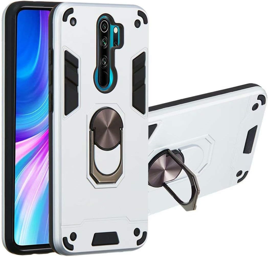 LHYIN Xiaomi Redmi Note 8 Pro 2 in 1 Kickstand Royal Blue Back Cover Case,Tpu Soft + PC Hard Hybrid Dual Layer Whole Body Protection Back Cover Shell Case for Xiaomi Redmi Note 8 Pro Royal Blue  LHYIN Xiaomi Redmi Note 8 Pro-07  