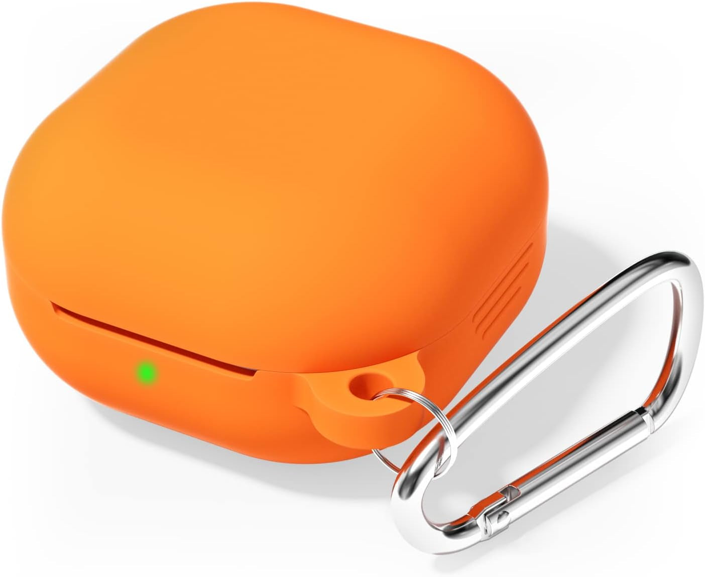 Oakxco Designed for Samsung Galaxy Buds 2 Pro Case (2022)/ Galaxy Buds Pro (2021)/ Buds 2/ Buds Live (2020) Cover Silicone Accessories, Protective Soft Rubber Case for Women Girl Cute, Burgundy  oakxco Orange  