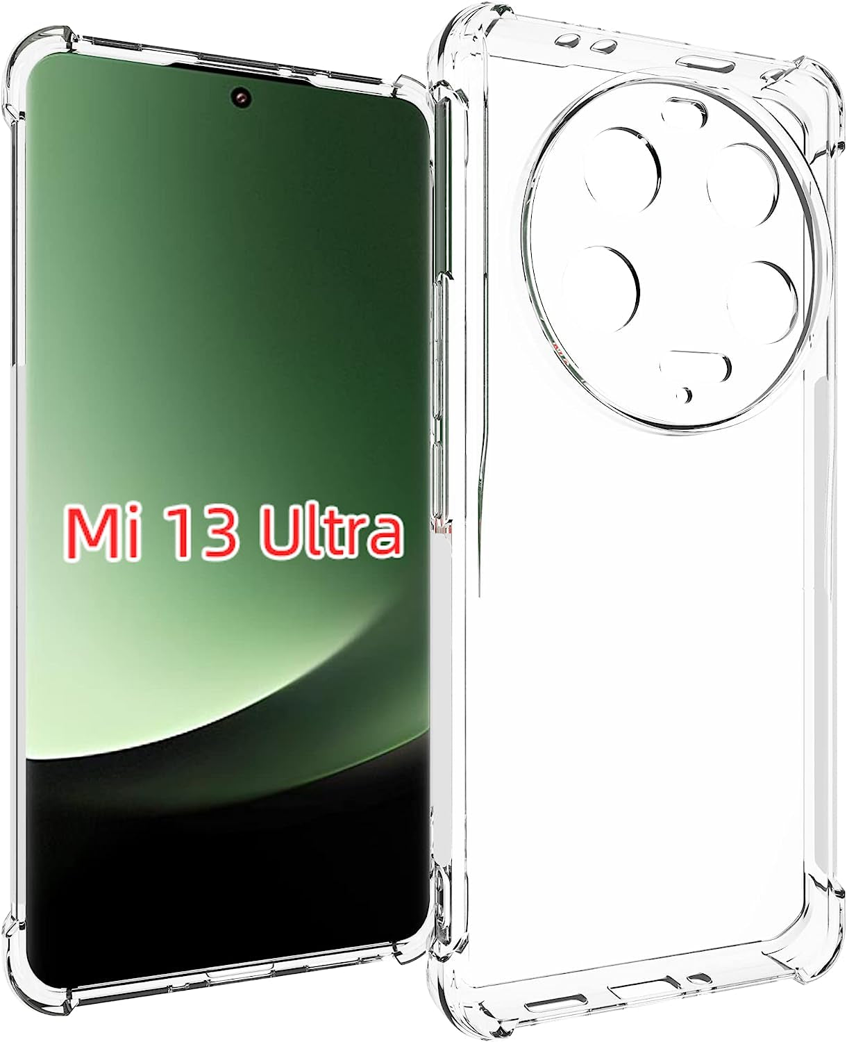 USTIYA Case for Mi Xiaomi 13 Ultra Clear TPU Four Corners Protective Cover Transparent Soft  Shenzhen Jinyi Technology Co., Ltd.   