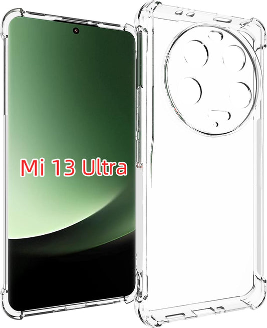 USTIYA Case for Mi Xiaomi 13 Ultra Clear TPU Four Corners Protective Cover Transparent Soft  Shenzhen Jinyi Technology Co., Ltd.   
